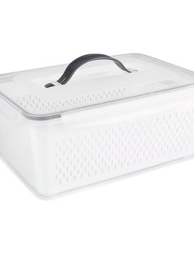 Frischhaltebox "Gemüse", 7 l transparent weiss