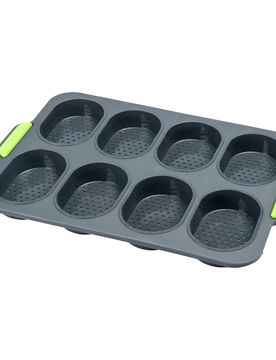 Silikonform „Knusper-Brötchen“ schwarz