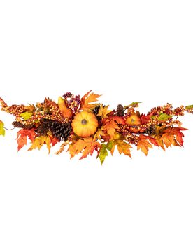 Tischdeko „goldener Herbst“ orange braun