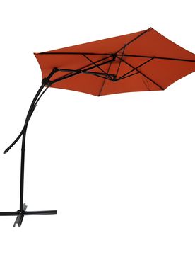 Ampel-Sonnenschirm Greenday braun