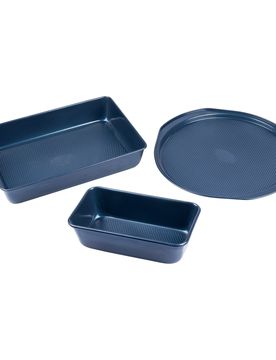 Backformen-Set „Diamant“, 3-teilig blau