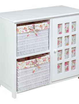 Kommode „Rosenpracht“ weiss