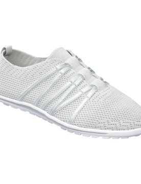 Stretch-Sneaker "Barfuß" 37 grau