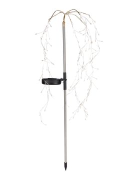 Solar-LED-Stecker "Lichterregen" silber