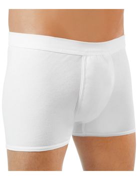 Inkontinenzhose Herren, leicht/mittel M weiss