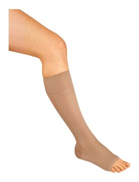 Stützkniestrümpfe, 2 Paar von 4 beige