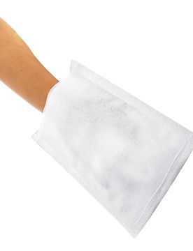 Einweg-Waschhandschuh, 100 Stück weiss