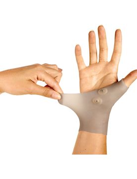 Silikon Handgelenkbandage beige