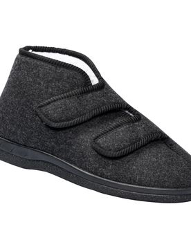 Bequem-Wärmehausschuh schwarz 37 Damen