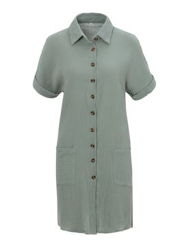 Hemdblusen-Kleid „Helena“ gruen Damen