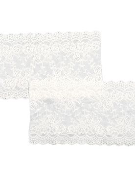 Oberschenkelbänder, 1 Paar weiss M