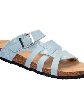 Bequem-Klettpantolette "Iris" blau 38 Damen