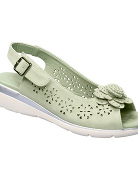 Komfort-Sandalette „Rose“ gruen 37 Damen