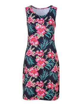 Sommerkleid „Hibiskus“ mehrfarbig S Damen