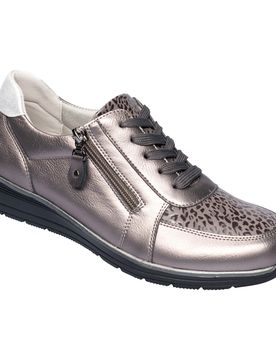 Komfort-Sneaker „Helga“ silber 39 Damen
