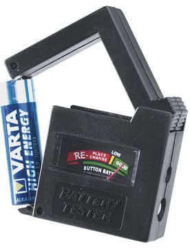 Walzvital Batterie-Tester schwarz
