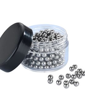 Edelstahl- Reinigungsperlen, 280 Stück silber