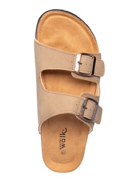 Bequem-Klettpantolette "unisex" 39 beige