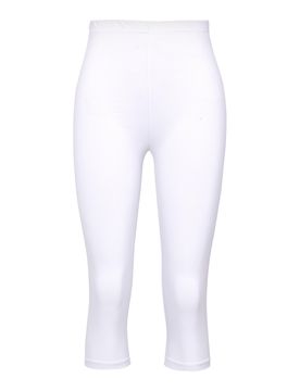 Capri-Leggings „Carla“ weiss XL Damen
