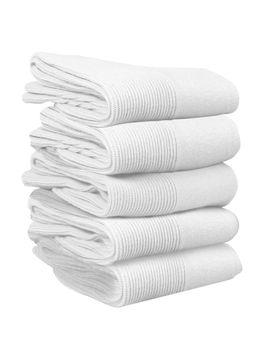 Wohlfühl-Socken, 5 Paar weiss 39