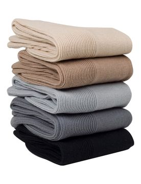 Wohlfühl-Socken, 5 Paar beige braun 35