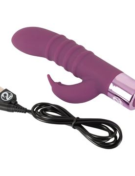 Eleganter Vibrator lila Gesamtlänge 16