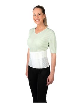 Bauch- und Rückenstützgürtel weiss 3