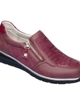 Komfort-Halbschuh „Irene“ rot 37 Damen