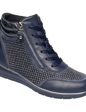Wärme-Knöchelsneaker „Claudia“ blau 37 Damen