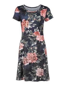 Blumenkleid "Wildrose" gruen Damen