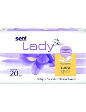 Frauen-Einlage "Mini", leicht, 20 Stück weiss