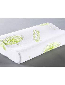 Visko-Nackenstützkissen "Premium" weiss gruen