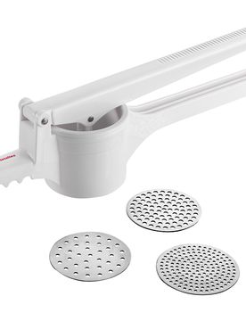 Kartoffel-/Spätzlepresse „3 in 1“ weiss