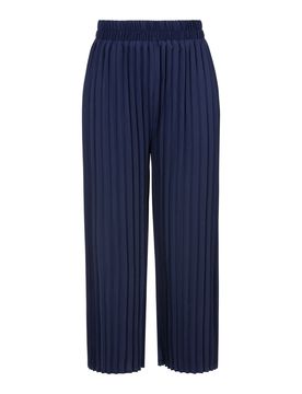 Culotte-Plisseehose „Sonja“ blau L Damen