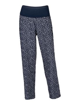 Freizeithose L weiss blau