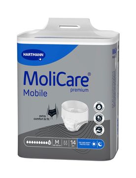 Premium Mobile, Saugleistung 2600 ml, 14 Stück weiss L