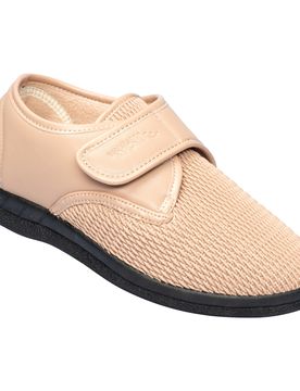 Bequem-Klettschuh „Hallux valgus“ 42 beige