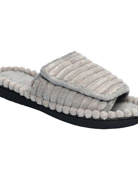 Wellness-Klettpantolette „Supersoft“ grau 38 Damen