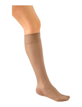 Damen Kniestrümpfe beige