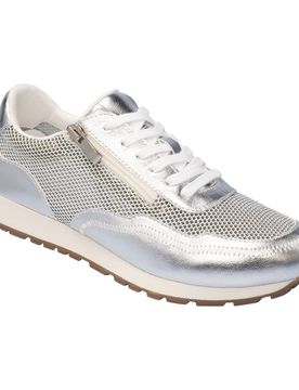 Komfort-Meshsneaker H-Weite „Martina“ silber 40 Damen