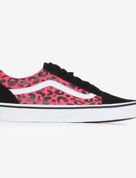 Old Skool Leopard noir/rose 39