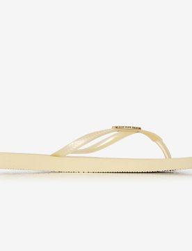 Slim Square Logo Metallic jaune 37/38