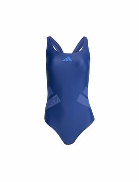 Damen Badeanzug Logo C-Back dunkelblau 36 W