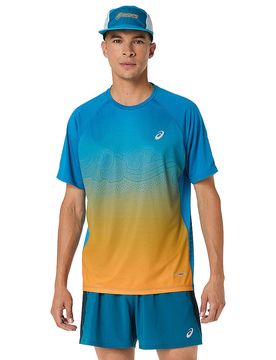 Herren Laufshirt Road Fade orange S M