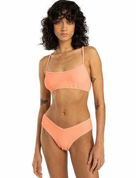 Damen Bikinihose Tanlines Fiji orange L W