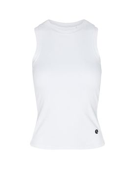 BJÖRN BORG Damen Tennistank Ace Pocket Ribbed weiss XL W