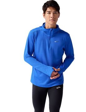 Herren Laufshirt Hoodie Notch Thermal 3.0 blau L M