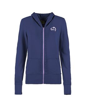 Damen Kletterjacke Hoodie Frida blau XS W