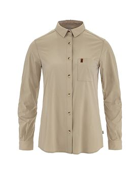 FJÄLLRÄVEN Damen Bluse Oevik Lite Uni beige XS W