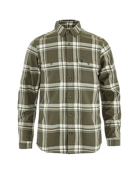 FJÄLLRÄVEN Herren Hemd Oevik Lite Flannel olive XL M